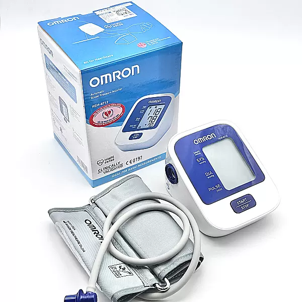 Máy đo huyết áp Omron HEM 8712 Nhật Bản công nghệ Intellisense đo lường chính xác