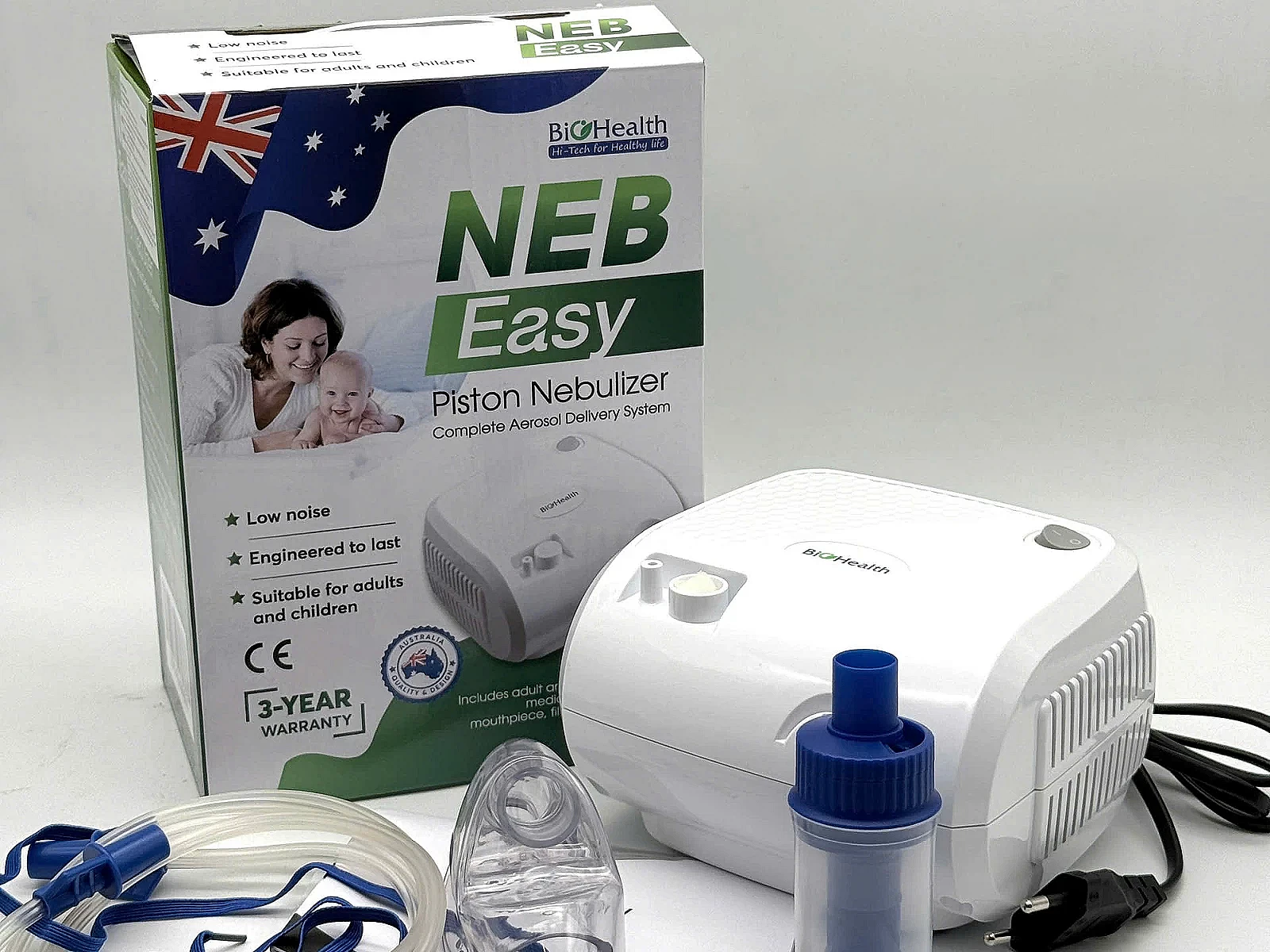 Máy xông khí dung mũi họng Biohealth Neb Easy