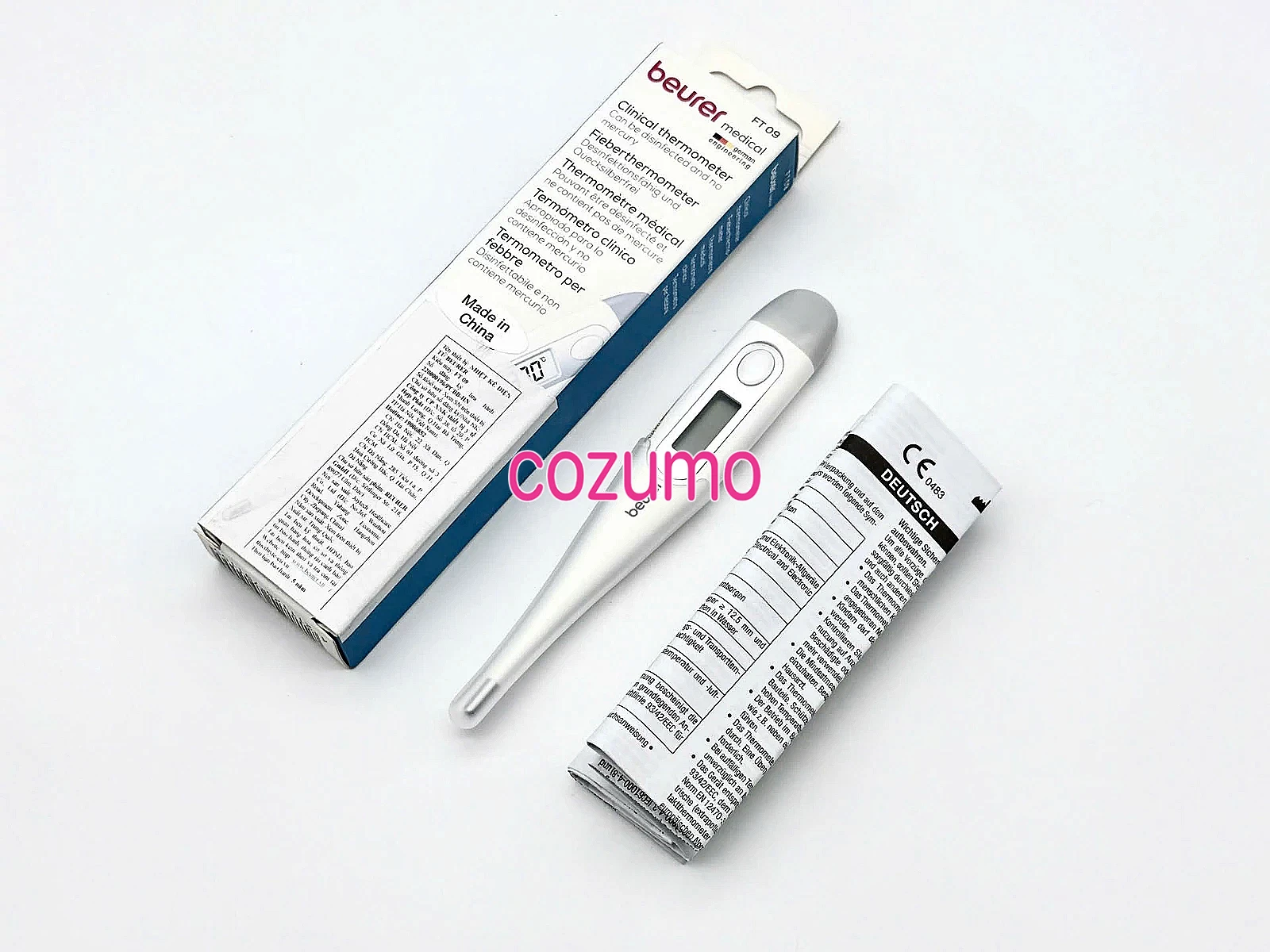 Nhiệt kế điện tử nhỏ đầu cứng Beurer FT09