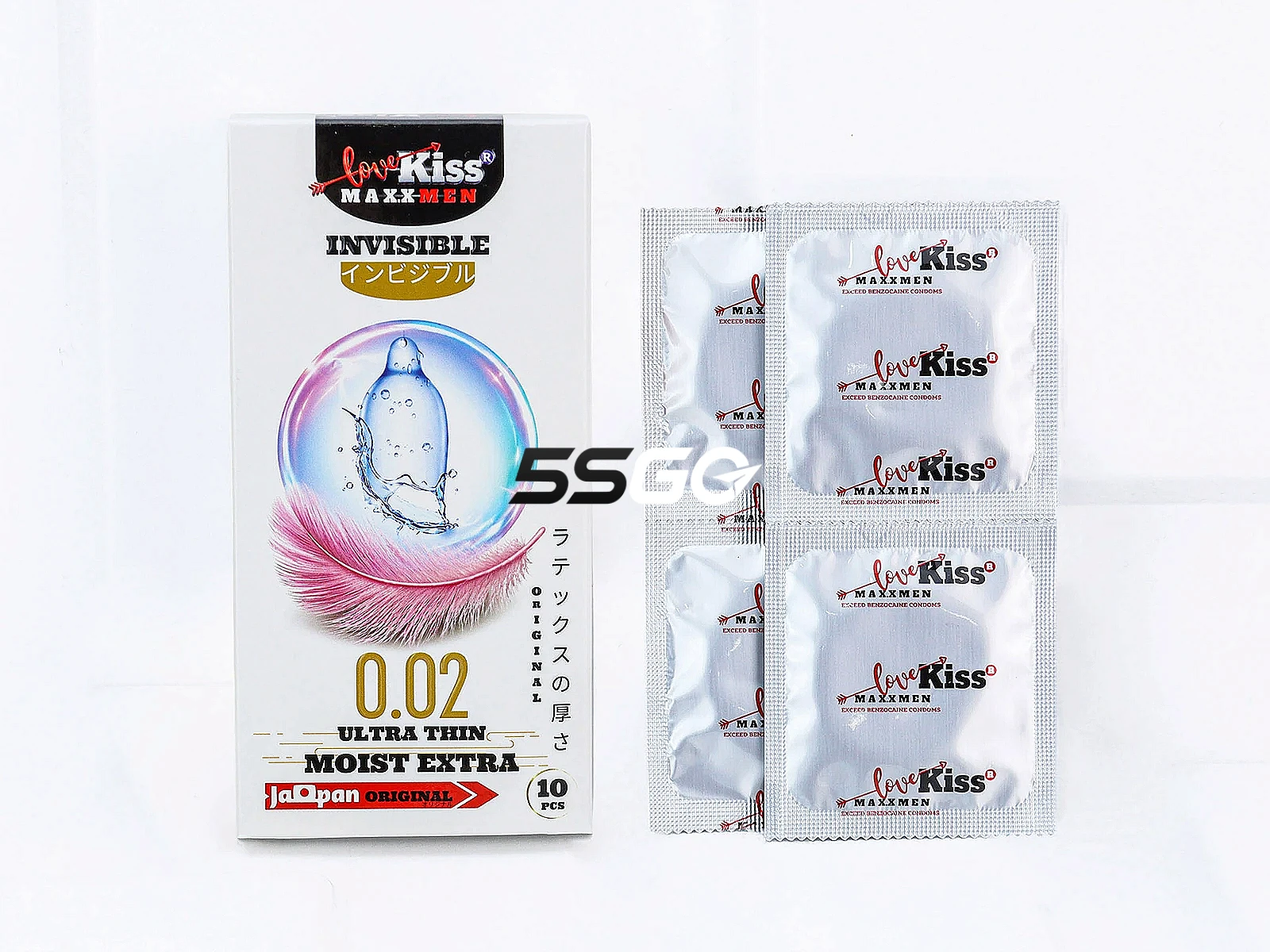 Bao cao su LOVE KISS Maxxmen Invisible hỗ trợ giảm ma sát, giúp cả hai tận hưởng cuộc yêu êm ái