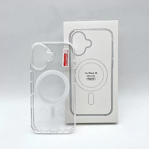 Ốp lưng Clear Case Magnetic trong suốt dành cho iPhone 16