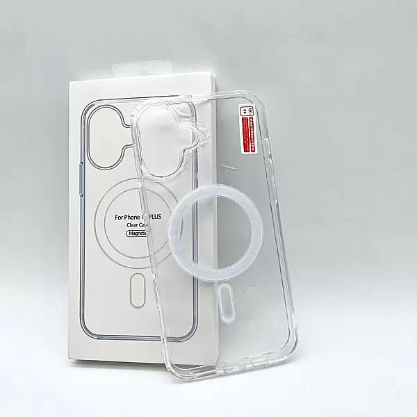 Ốp lưng Clear Case Magnetic trong suốt dành cho iPhone 16 Plus