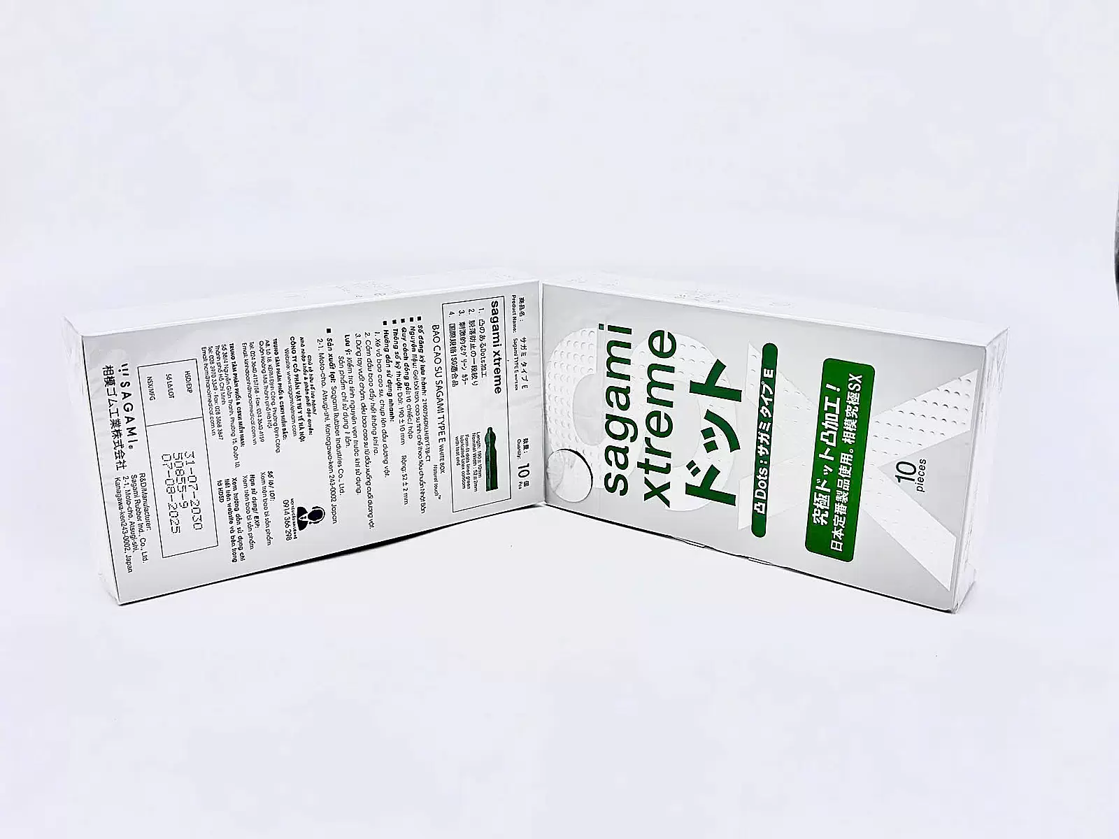 Bao cao su Sagami Xtreme White Nhật Bản 10 bao
