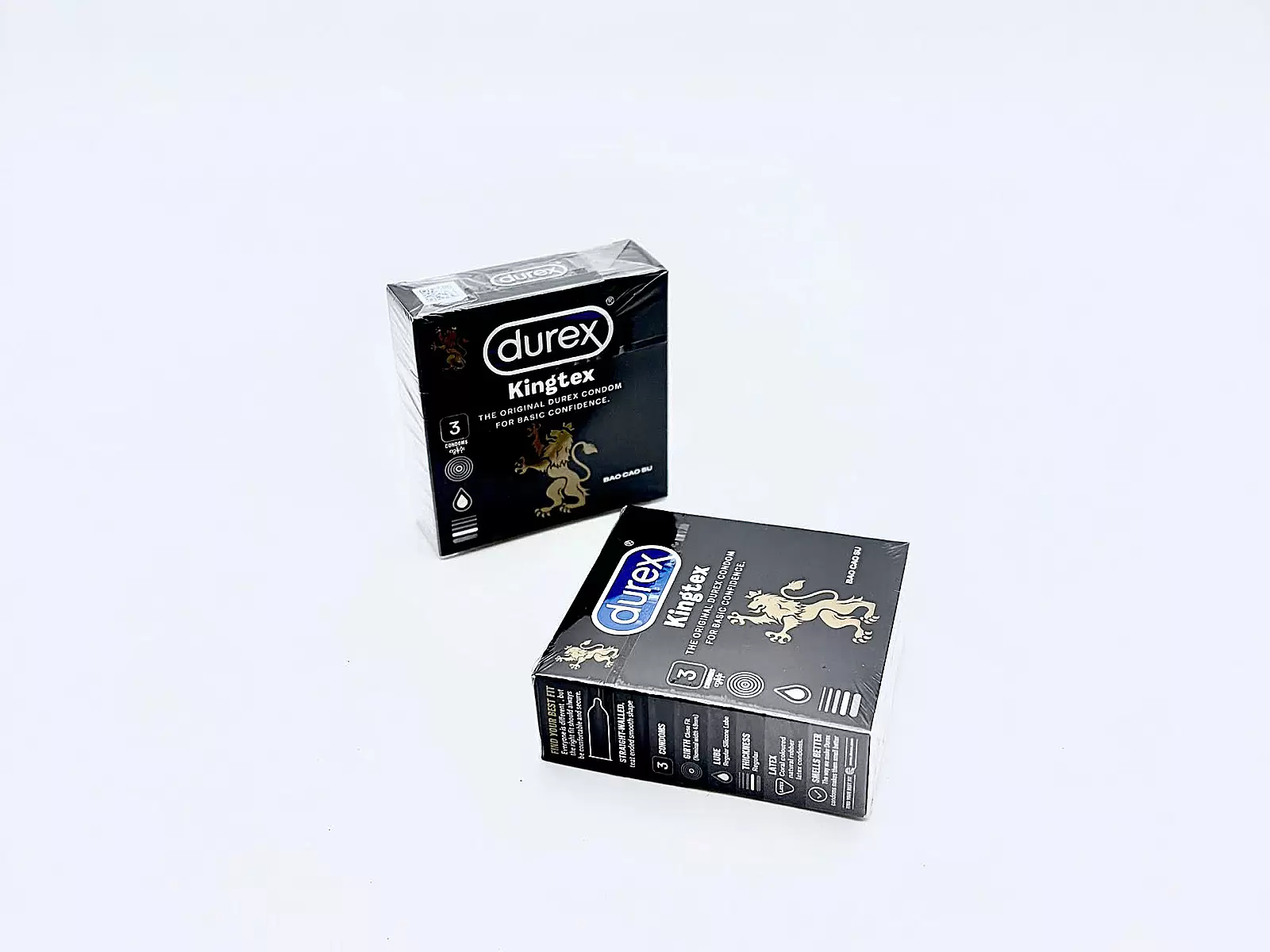 Bao cao su Durex Kingtex 3 bao giúp giảm ma sát hiệu quả
