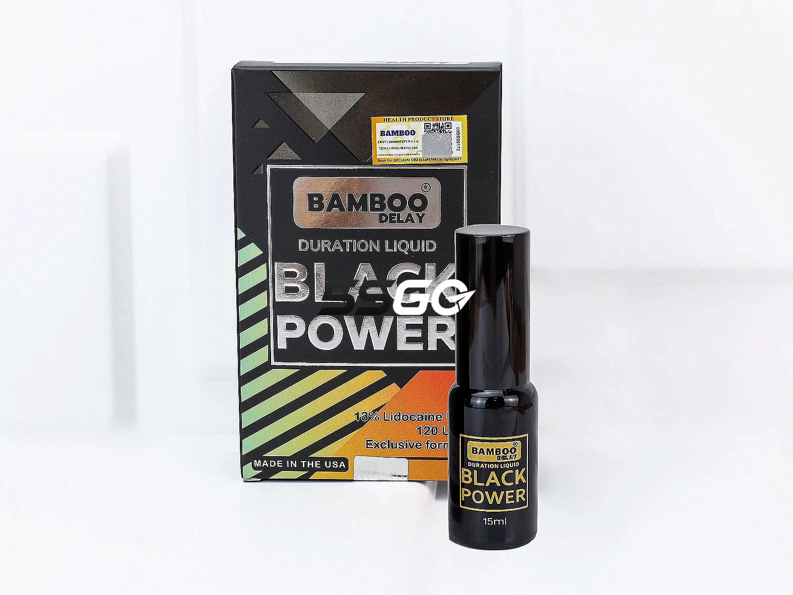 Chai xịt kéo dài thời gian cao cấp cho nam giới Bamboo Black Power Delay Spray