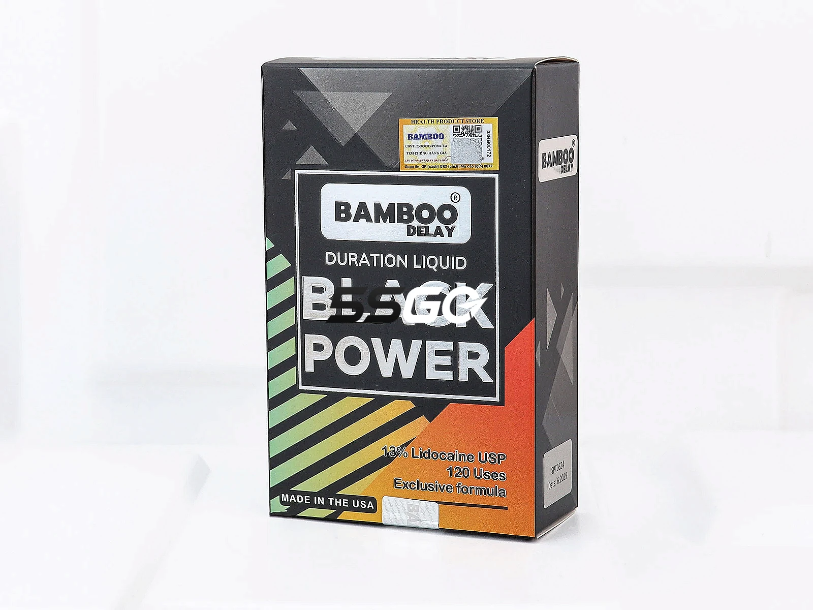 Chai xịt kéo dài thời gian cao cấp cho nam giới Bamboo Black Power Delay Spray