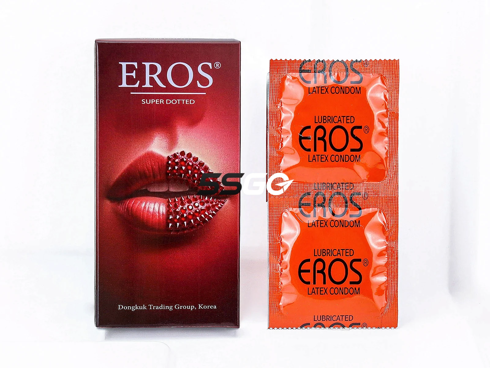 Bao cao su EROS Super Dotted tăng khoái cảm với thiết kế gai nổi độc đáo