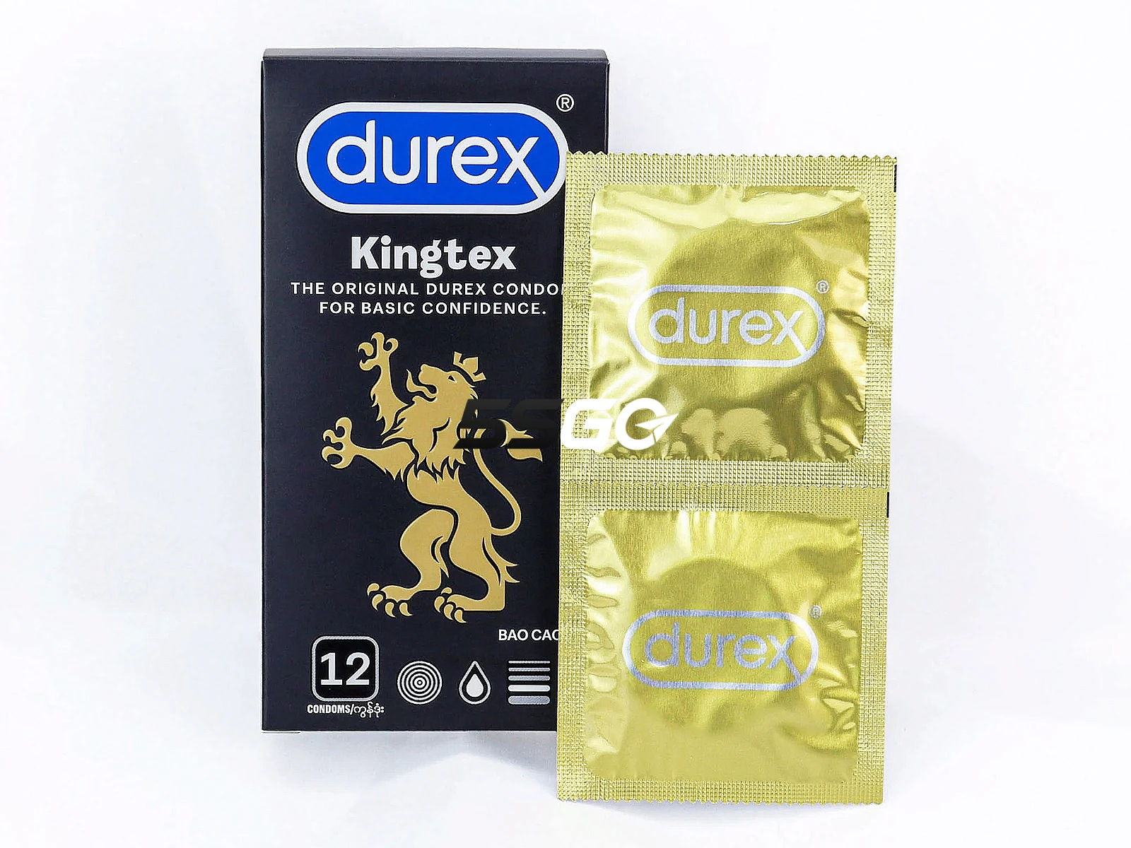Bao cao su Durex Kingtex 12 bao co giãn tốt giúp tăng sự thoải mái